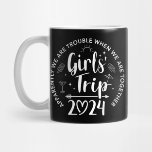 Warning Girls Trip In Progress Mug